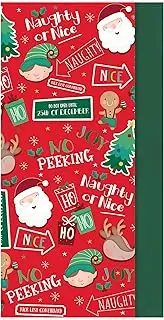 Eurowrap Christmas No Peeking 8 Sheets Decorative Tissue Paper for Gift Wrapping Present Crafts Wrapping Paper 50cm x 70cm - Festive Tissue Paper - Christmas Tissue Paper