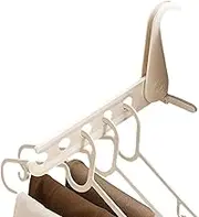 Foldable Drying Rack - Laundry Space Saver Five-Hole Hanger | Travel Clothes Hanger Drying Rack, Space-Saver for Laundry Room & Bedroom, Bathroom