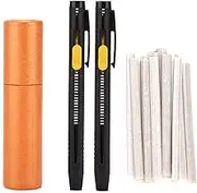 MUNEFE Tailor Chalk Pen, Sewing Fabric Chalk Marker, Adjustable Marking Chalk Set for Tailoring Sewing Quilting Crafting Notions Fabric Marking