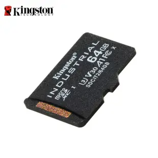 金士頓 INDUSTRIAL 64G micro SDXC C10 A1 U3 V30 工業用 高耐用 記憶卡 廠商直送