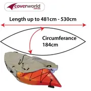 Kayak - Canoe Cover - 481cm to 530cm