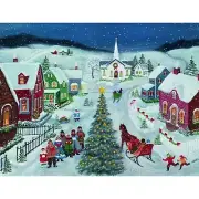 LANG 1004768 -"Silent Night", Boxed Christmas Cards, Artwork by Mary Singleto...