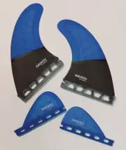 HAVASU FINCO CARBON FIBER WAKESURF FINS set of 4 FUTURE BASE