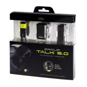 Twiins Group Talk Bluetooth v5.0 Motorcycle Helmet Intercom with Smart Button