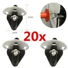 20PCS GATE ANCHOR 3 POINT INSULATOR ELECTRIC FENCE FOR FARM PASTURE GARDEN TOOLS