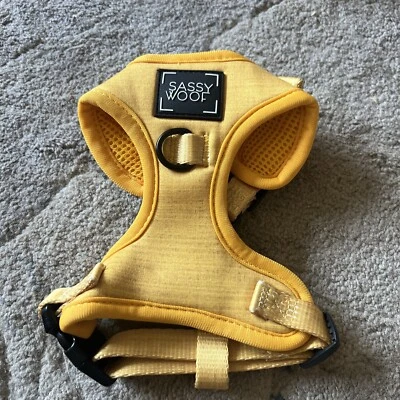 Sassy Woof Dog Harness Sunflower Fields XXS Adjustable