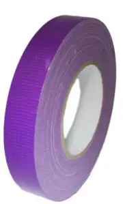 T.R.U. Industrial Duct Tape. Waterproof UV Resistant Purple 1.5 in X 60 Yd.