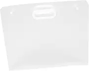 High Capacity Document Organizer Bag Transparent Art Storage Case for Paintings Files Office Documents Material Convenient Handheld Design
