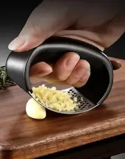 Garlic Press Crusher Mincer Chopper Peeler Squeeze Ginger Cutter Stainless Steel