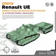 SSMODEL SS72667 1/72 France Renault UE Tank Destroyer With Trailer
