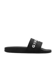 Givenchy Logo Detailed Open Toe Slides 39,40,41 black
