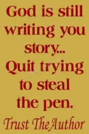 REUSABLE STENCIL 9383 AK 12"x18" God is Writing Your Story Sign STENCILS