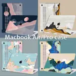 2023新款雙面打印殼適用於MACBOOK AIR M1 M2 A2337 A2681 A2941 15寸硬殼兼容MAC