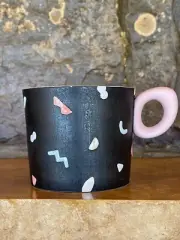 Mint! Adrienne Eliades Studio Pottery Geometric Mug