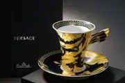 VERSACE BY ROSENTHAL, GERMANY "VANITY" COFFEE CUP & SAUCER