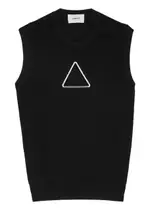 Coperni Triangle Cut-out Wool Vest - Black - M (UK12 / M) M (UK12 / M)