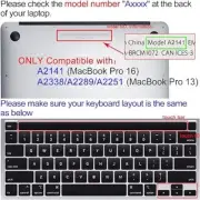 Cover Skin for 2020-2022 MacBook Pro 13"(Model:A2338/A2289/A2 Silicone Keyboard