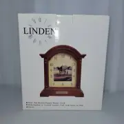 Linden The Greens Solid Oak Bonnet Mantle Clock