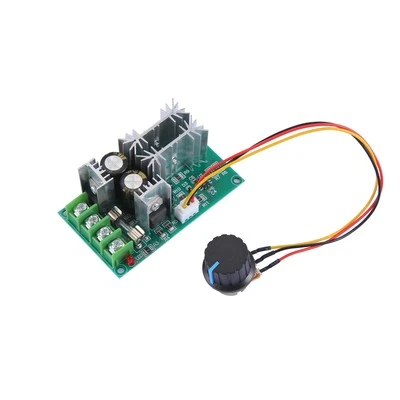 20A PWM DC Motor Speed Controller 12V 24V 36V 48V with Potentiometer Knob Y2F8