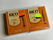 Rico Bb Clarinet Reeds RCA1035, Strength 3.5, 10-pack ( 2 packs , 20 reeds )