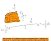 Dodge CHRYSLER OEM 11-14 Charger-Taillight Tail Light Lamp Assy Left 57010415AF