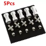 5x 1/4" to 3/8" Thread Screw Mount Adapter for Camera Flash Tripod Light Stand c