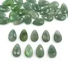 Natural Green Chalcedony Pear Briolette Cut Gemstone Lot 10 Pcs 10*16 MM 55 CT
