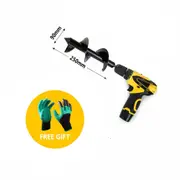 Garden Auger Power Earth Spiral Drill Bit Planter Post Hole Digger 100X300/600mm
