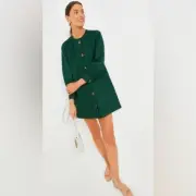 Tuckernuck Women's Dark Green Blake Dress, Size XXS