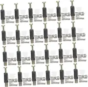 SOLUSTRE Stable Furniture Assembly Sets Cam Locks Connectors Nuts Screws Kit for Wardrobe Cabinet Hardware