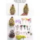 【美好家 Mehome】聖誕松果樹DIY材料包 手作裝飾乾燥花 綠苔蘚