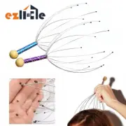 Head Neck Scalp Massager Massage Octopus Equipment Stress Release Relax 1-2pc