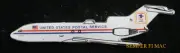 US POSTAL 727 HAT LAPEL VEST PIN UP BROACH JET PLANE B-727 USPS PILOT CREW GIFT