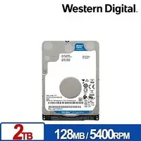 在飛比找Yahoo奇摩購物中心優惠-WD 藍標 2TB 2.5吋(7mm) SATA硬碟 WD2