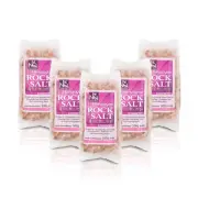 Himalayan Rock Salt Coarse 500g, 5 Packs. For Cooking, Body Scrubs, Bath Soak