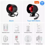 DIY WIFI Tuya Alarm System Siren Speaker Loudly Sound Home Alarm System Wireless