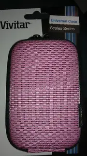 New Vivitar camera case universal camera case pink scales series shoulder strap