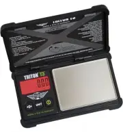 T3-400 Triton T3 400 Gram x 0.01 Digital Pocket Scale Black