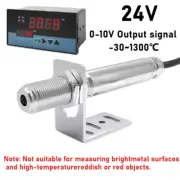 24V Non-contact Infrared Thermometer Sensor 0-10V Temperature Tool W/ Controller