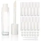 14 pcs empty 8ml big wand lip gloss tube concealer tube packing white