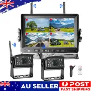 7" DVR Wireless Screen Monitor Backup Camera Side RearView for RV/Truck/Trailer
