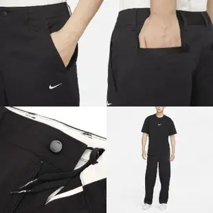 【NIKE 耐吉】長褲 Life Unlined Cotton Chino 男款 黑 直筒褲 寬鬆 褲子(DX6028-010)