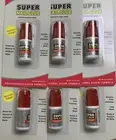 6pcs SUPER NAIL GLUE by Cala, Professional Salon Formula MADE IN USA