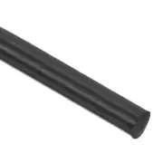 Silicone Foam Seal Strip, 10mm OD 4.5m 15ft Silicone Foam Weather Strip Black
