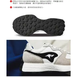 【KangaROOS 美國袋鼠鞋】女 AUSSIE EVO 科技運動鞋(白/灰-KW21551)