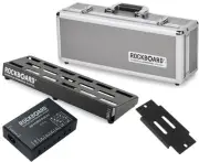RockBoard by Warwick Duo 2.1 Pedalboard with Flight Case and 6-outlet
