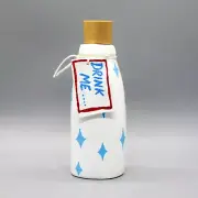 NAVAJO FOLK ART-ALICE IN WONDERLAND-DRINK ME BOTTLE-VIRGIL WOOD-NATIVE AMERICAN