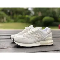 在飛比找蝦皮購物優惠-New Balance NB22 574LG 淺黃白 象牙白