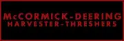 McCormick Deering New Metal Sign: Ships Free - 6 x 18" - Harvesters/Threshers
