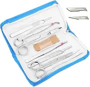 7 Pcs Dissection Kit for Medical Students, Biology Dissecting Kit Lab Dissection Tool with Scalpel Handle and Scalpel Suitable for Frogs Animals Etc